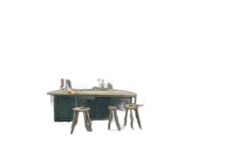 furniture, jewelry, 3d render, concept art, photorealistic, forest, earth tones, green transparent PNG cut-out