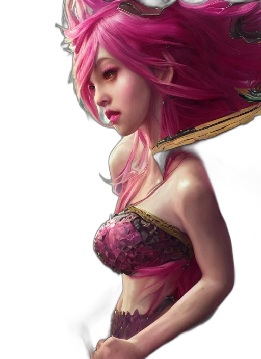 dress, face, fantasy art, concept art transparent PNG cut-out