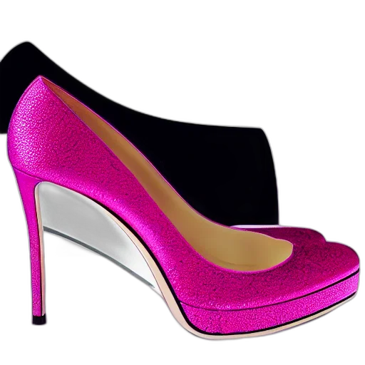 shoes, 3d render, photorealistic, neon transparent PNG cut-out