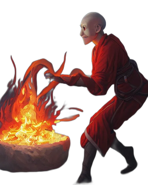 dragon, creature, mask, concept art, fantasy art, photorealistic, comic book art, fire transparent PNG cut-out