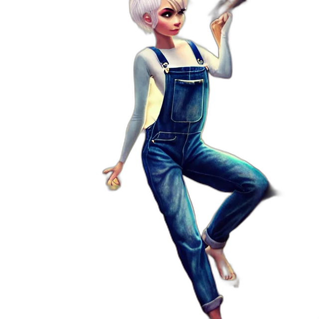 staff, jacket, concept art, 3d render, fantasy art, cartoon, full, body transparent PNG cut-out