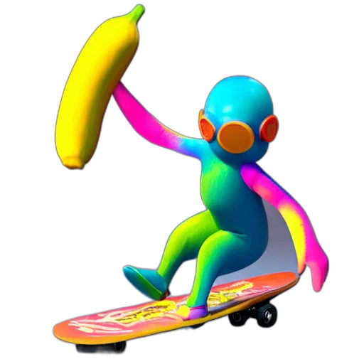 staff, creature, robot, 3d render transparent PNG cut-out