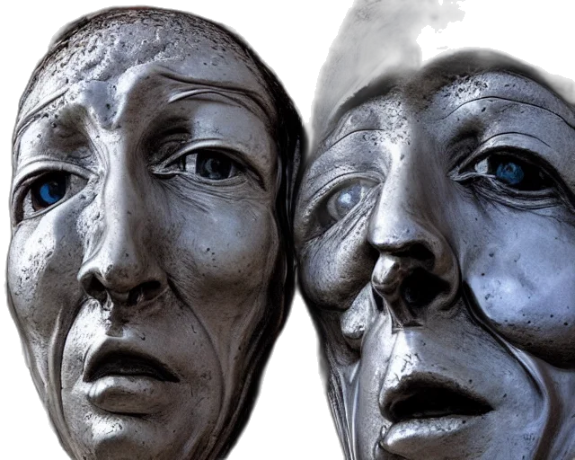 mask, face, 3d render, photorealistic transparent PNG cut-out