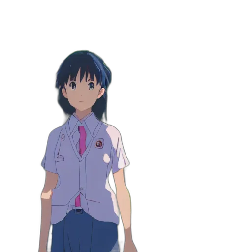 dress, staff, anime, vaporwave transparent PNG cut-out