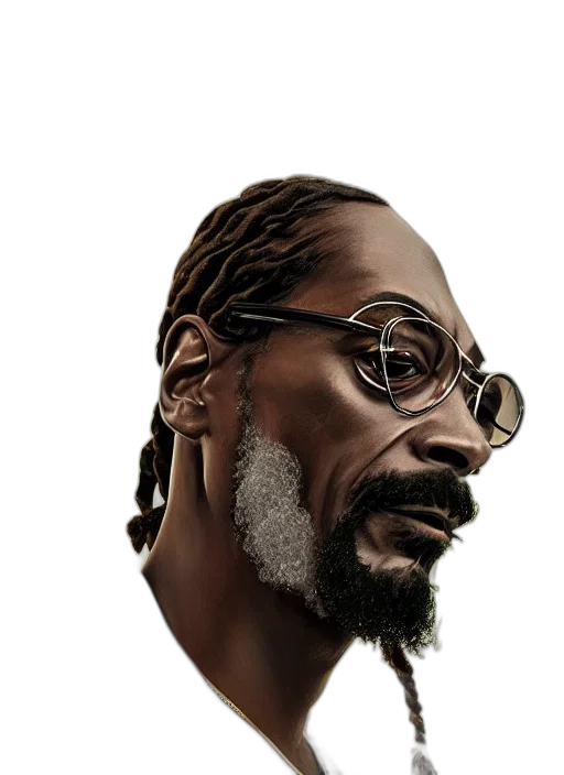 face, staff, animal, photorealistic, cartoon, comic book art, concept art, snoop transparent PNG cut-out
