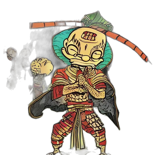staff, mask, concept art, fantasy art transparent PNG cut-out