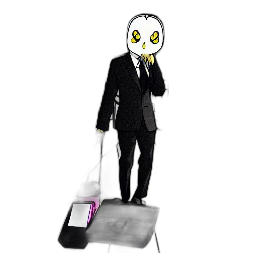 staff, robot, mask, cartoon transparent PNG cut-out