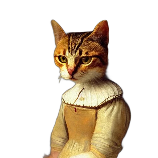 staff, dress, animal, face transparent PNG cut-out