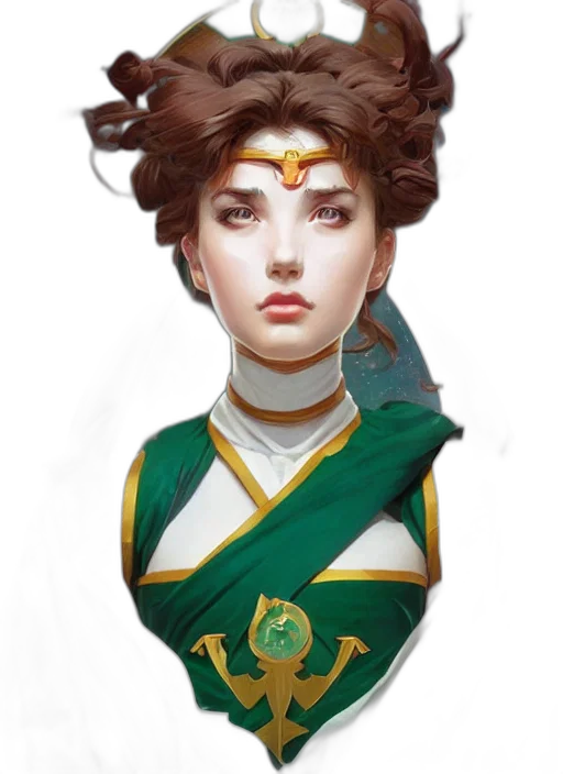 crown, jewelry, staff, face transparent PNG cut-out