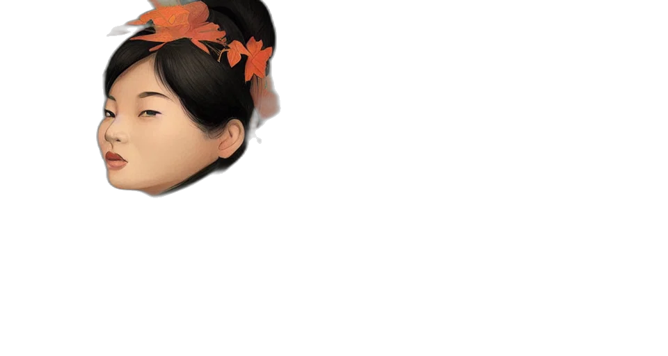 face, mask, hat, crown, photorealistic, 3d render, anime, cartoon transparent PNG cut-out