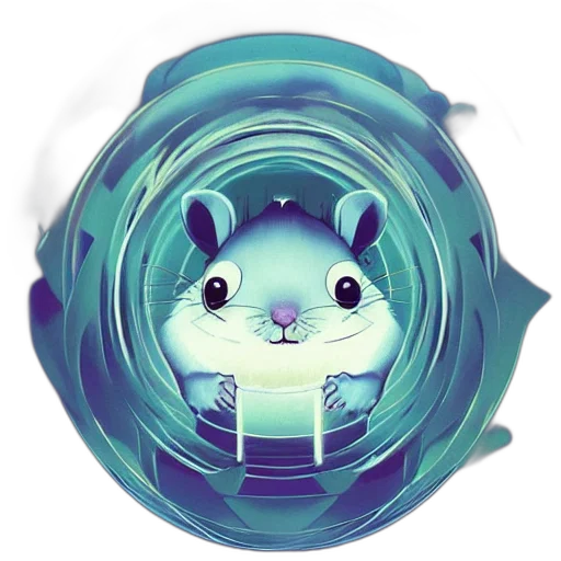 concept art, fantasy art, 3d render, vaporwave transparent PNG cut-out
