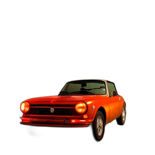 car, animal, weapon, 3d render, photorealistic, concept art, pixel art, fiat transparent PNG cut-out