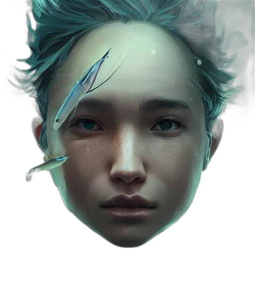 face, mask, dragon, creature, cyberpunk, concept art, photorealistic, fantasy art transparent PNG cut-out
