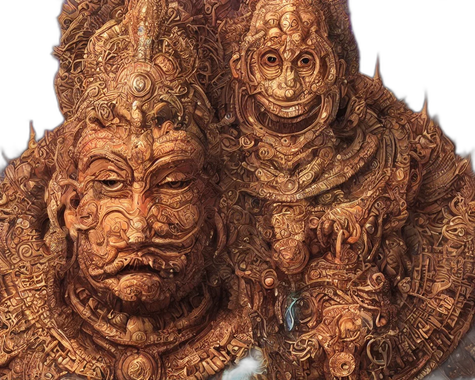 mask, crown, jewelry, face, 3d render, photorealistic, visionary, art transparent PNG cut-out