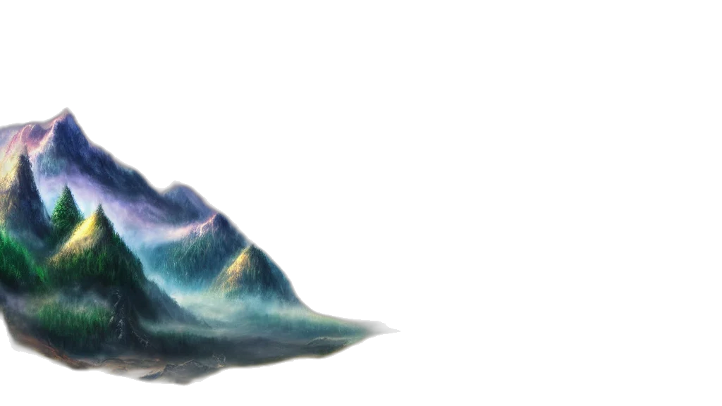 hat, hair, shoes, dragon, watercolor, vaporwave, 3d render, concept art transparent PNG cut-out
