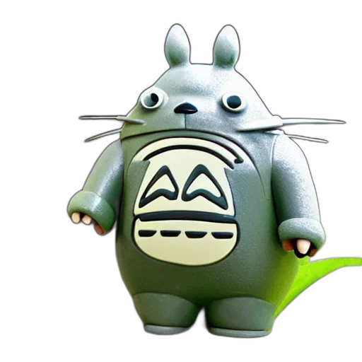 animal, creature, staff, 3d render, concept art, cartoon, photorealistic, green transparent PNG cut-out