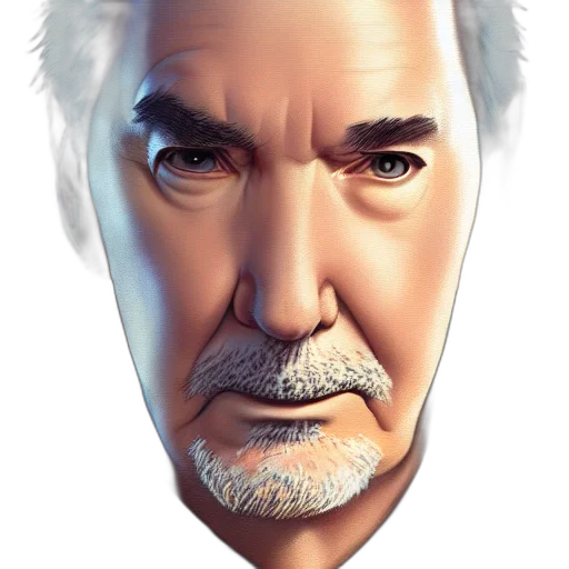 face, mask, hair, 3d render transparent PNG cut-out