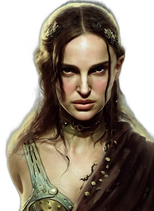 face, jewelry, crown, staff, fantasy art, photorealistic, concept art, comic book art transparent PNG cut-out