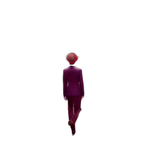 staff, robot, jacket, dress, 3d render, concept art, pixel art, vaporwave transparent PNG cut-out