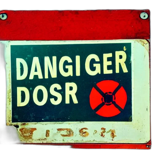 staff, photo, small, sign, showing, danger, symbol, background transparent PNG cut-out