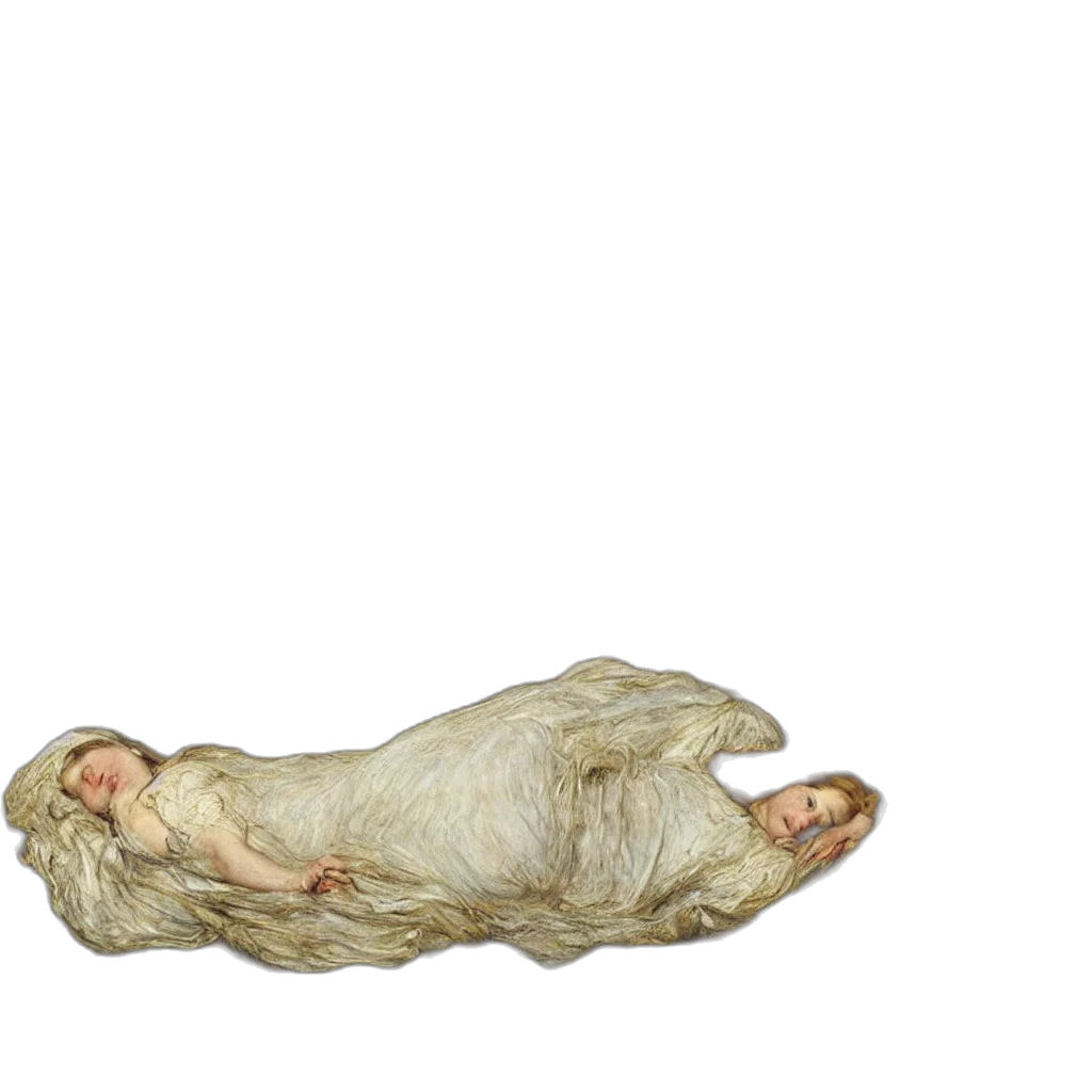 creature, animal, dress, hair transparent PNG cut-out