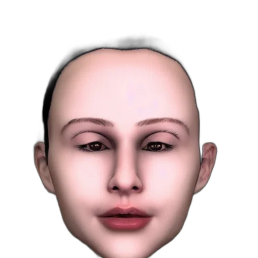face, mask, robot, hair transparent PNG cut-out
