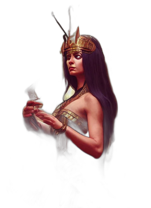 jewelry, crown, staff, fantasy art, concept art, comic book art, pixel art, fire transparent PNG cut-out