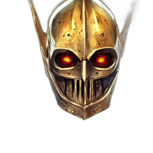 mask, robot, weapon, crown transparent PNG cut-out