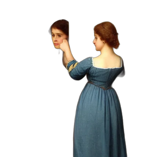 dress, staff, hat, face, photorealistic, oil painting, concept art, 3d render transparent PNG cut-out