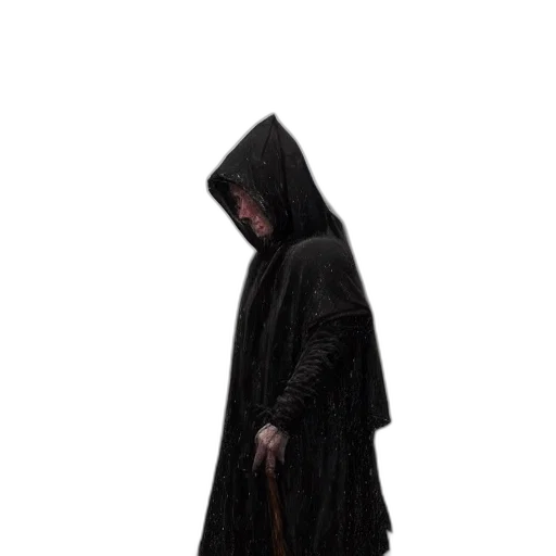 jacket, staff, dress, sword transparent PNG cut-out