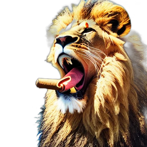 animal, crown, photorealistic, concept art, 3d render, fantasy art, very, detailed transparent PNG cut-out