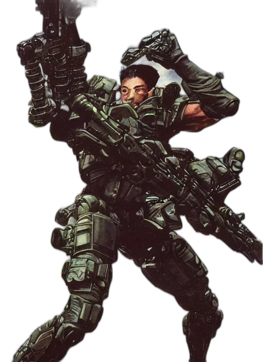 weapon, robot, face, creature transparent PNG cut-out