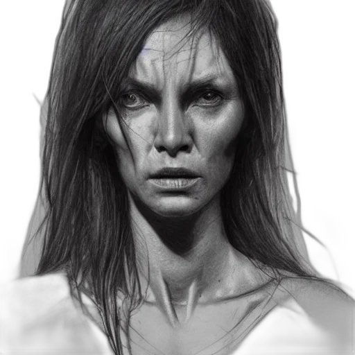 face, creature, hair, mask transparent PNG cut-out