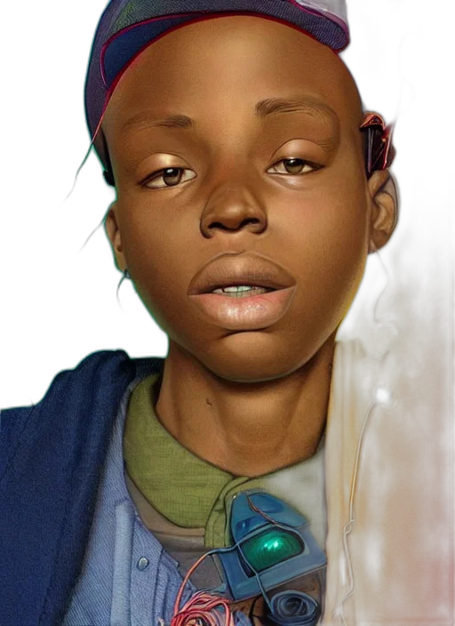face, hat, jacket, photorealistic, concept art, cartoon, watercolor, pastel transparent PNG cut-out