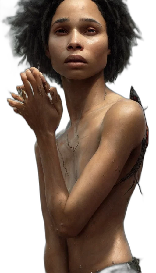 jewelry, face, creature, hair transparent PNG cut-out