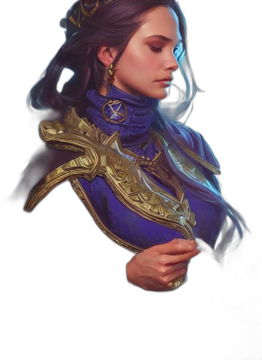 staff, crown, face, sword, fantasy art, concept art, oil painting, photorealistic transparent PNG cut-out