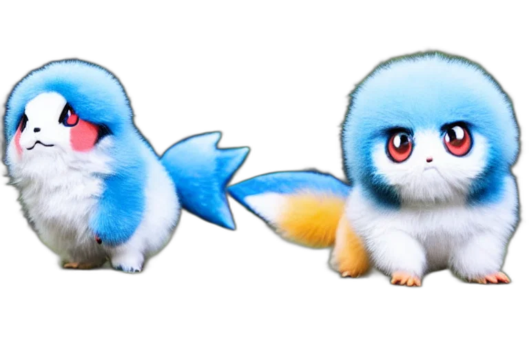 creature, staff, animal, 3d render transparent PNG cut-out