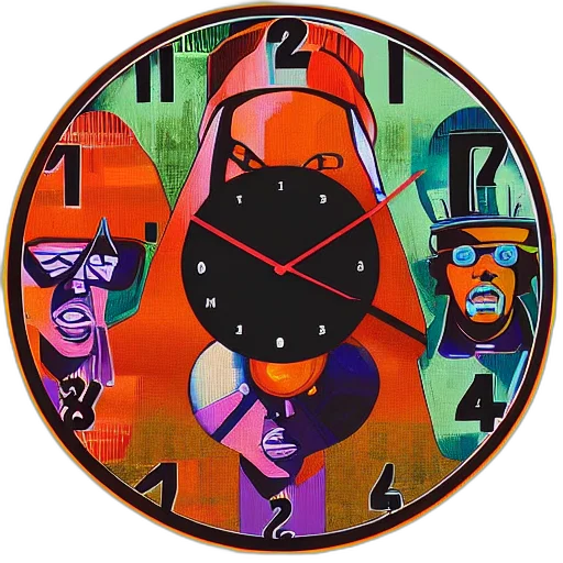 cartoon, clock, ticks, faster transparent PNG cut-out