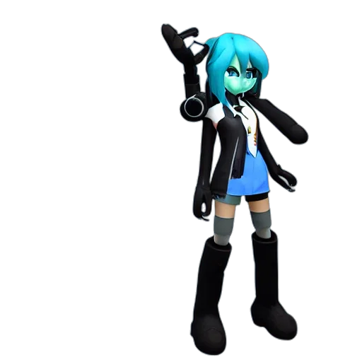 staff, weapon, jacket, robot, 3d render, concept art, pixel art, cartoon transparent PNG cut-out