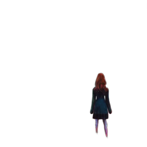 dress, hair, creature, robot, concept art, anime, pixel art, 3d render transparent PNG cut-out