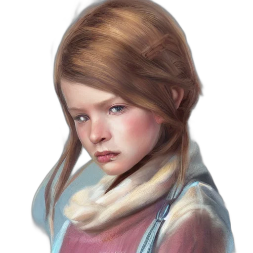 face, jacket, photorealistic, fantasy art, concept art, watercolor, snow, pastel transparent PNG cut-out