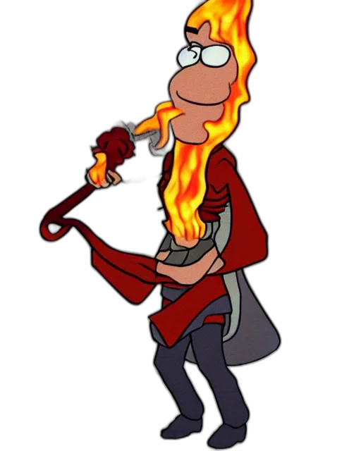 staff, jacket, weapon, sword, cartoon, concept art, pixel art, 3d render transparent PNG cut-out