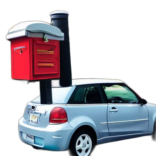 car, 3d render, tiny, next transparent PNG cut-out