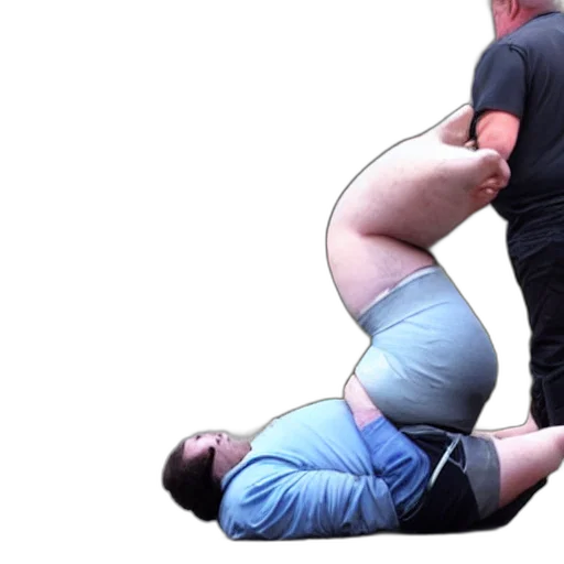 staff, creature, umbrella, weapon, concept art, obese, man, falls transparent PNG cut-out