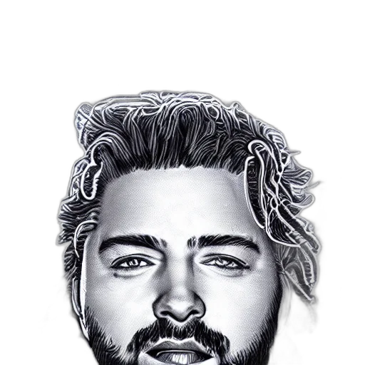 face, hair, crown, animal, photorealistic, cartoon, pencil sketch, concept art transparent PNG cut-out