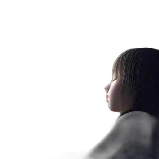 robot, face, hair, creature, 3d render, photorealistic, concept art, cyberpunk transparent PNG cut-out
