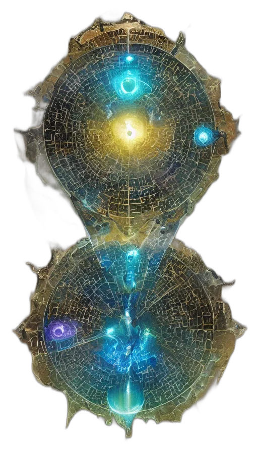 crown, mask, dragon, staff transparent PNG cut-out