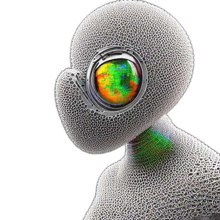 robot, creature, animal, staff transparent PNG cut-out