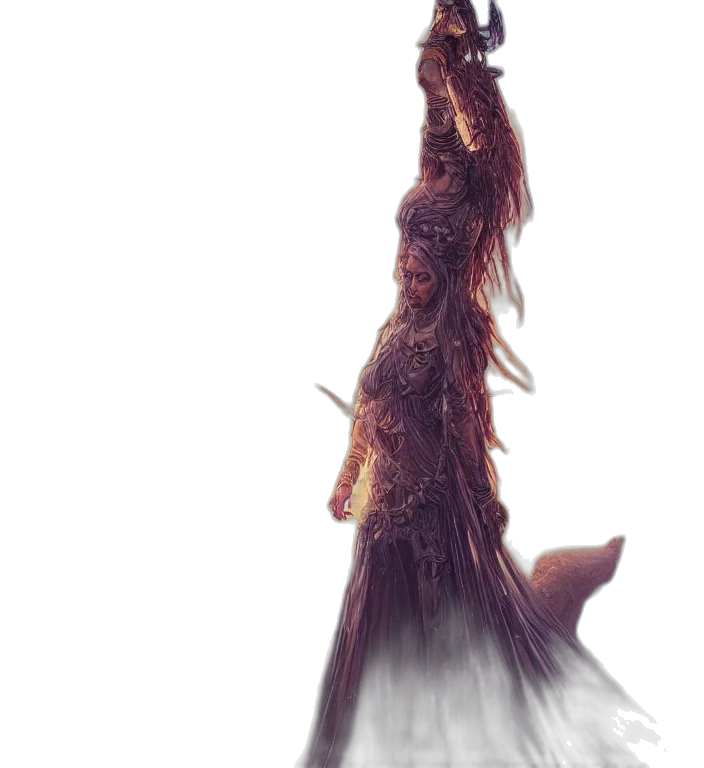 hair, staff, creature, animal transparent PNG cut-out