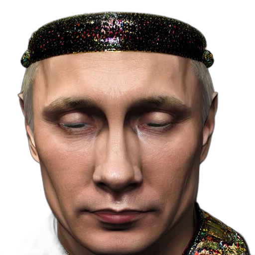 face, mask, hat, staff transparent PNG cut-out